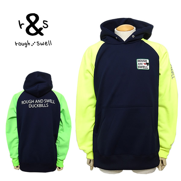 rough&swell［ラフアンドスウェル］CYCLONE HOODIE/裏起毛プルオーバー 
