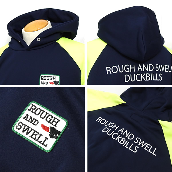 rough&swell［ラフアンドスウェル］CYCLONE HOODIE/裏起毛プルオーバー  