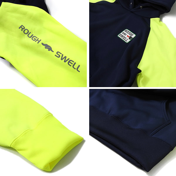 rough&swell［ラフアンドスウェル］CYCLONE HOODIE/裏起毛プルオーバー  