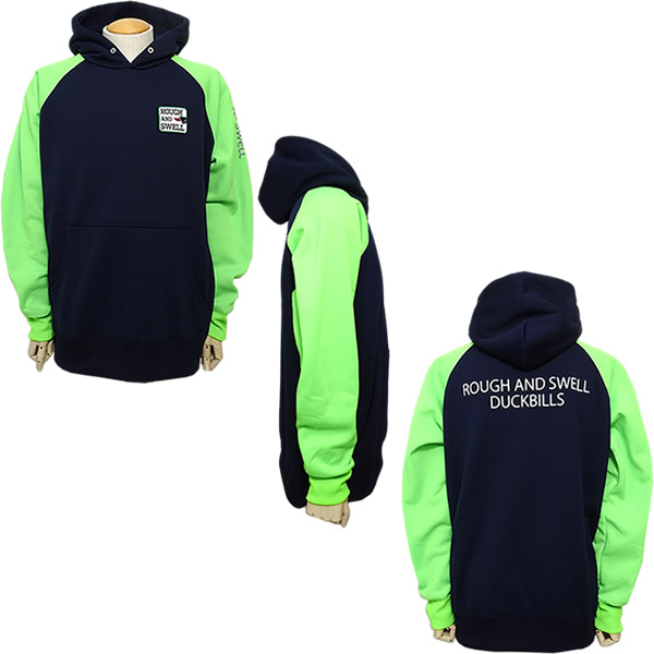 rough&swell［ラフアンドスウェル］CYCLONE HOODIE/裏起毛プルオーバー  