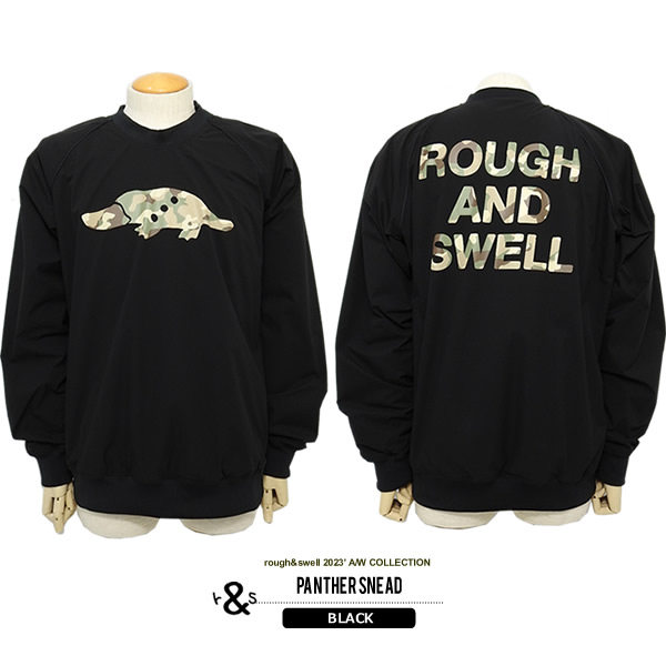 rough&swell［ラフアンドスウェル］PANTHER SNEAD/カモ柄プリント