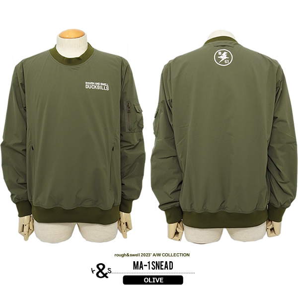 rough&swell［ラフアンドスウェル］MA-1 SNEAD/MA-1風スニードジャック  