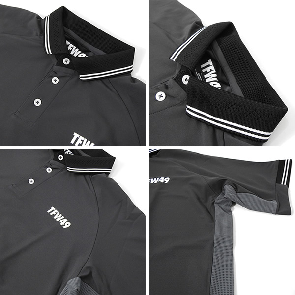 TFW49［ティーエフダブリューフォーティーナイン］LINE SLEEVE POLO 