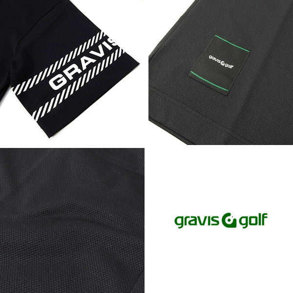 gravis golf［グラビスゴルフ］RELAX FIT MOCKNECK/機能メッシュ