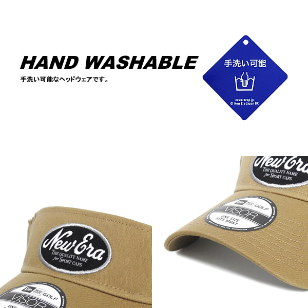 NEW ERA GOLF［ニューエラゴルフ］Sun Visor Stretch Cotton