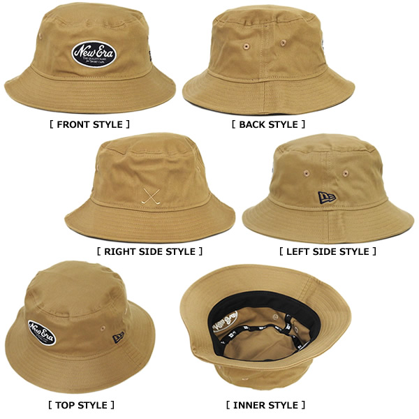 New Era ニューエラ　ゴルフ　ゴルフハット　バケットハット カジュアルゴルフドットコムby PALM SPRINGSにNEW ERA GOLF