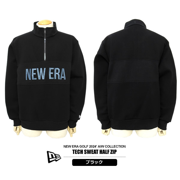 NEW ERA GOLF［ニューエラゴルフ］TECH SWEAT HALF ZIP/ハーフジップ 