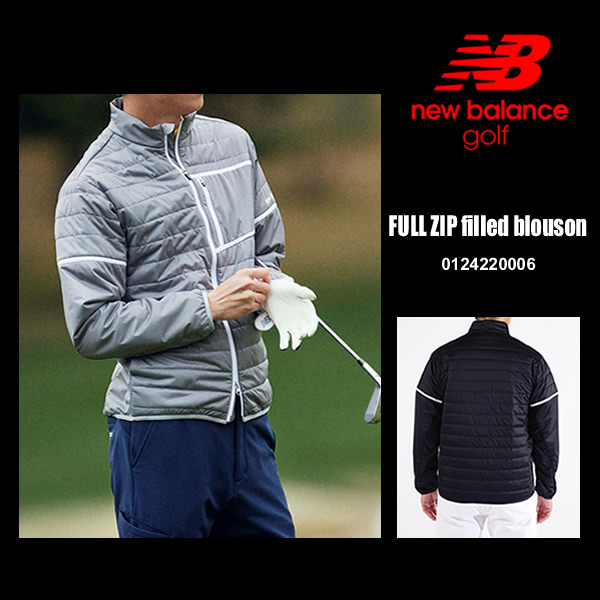 New Balance Golf 　ストレッチ フルジップ中綿JKT New Balance Golf｜中綿 フルジップ フーディー (MENS