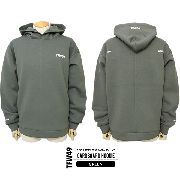 TFW49［ティーエフダブリューフォーティーナイン］CARDBOARD HOODIE 