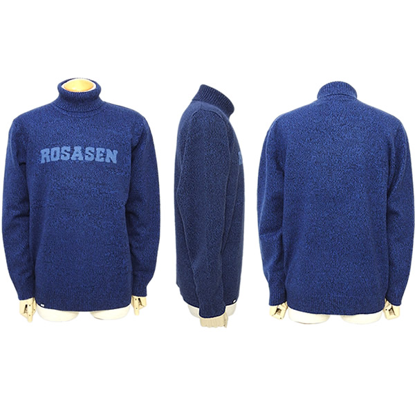 ROSASEN［ロサーセン］ミックスツイード インターシャニット