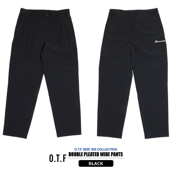 O.T.F［オーティーエフ］DOUBLE PLEATED WIDE PANTS/2タックワイド