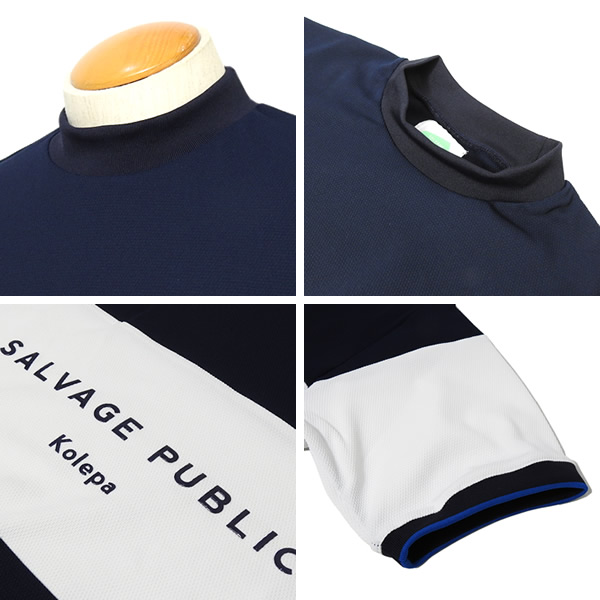 メンズウェア SALVAGE PUBLIC Kolepa Mockneck SALVAGE PUBLIC KOLEPA［サルベージパブリックコレパ］Kulina