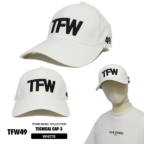 ⭐️美品⭐️ TFW49 キャップ　ホワイト TFW49 ゴルフキャップホワイト