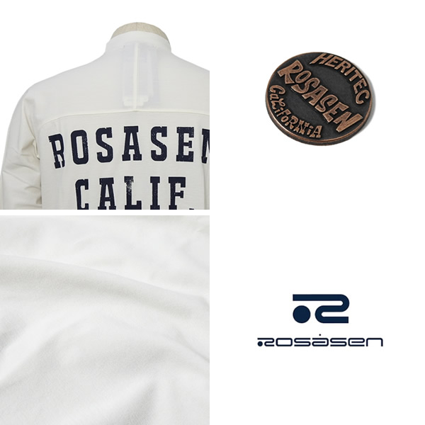 ロサーセン モックネック 値下げ！ ROSASENバックプリントモックネック