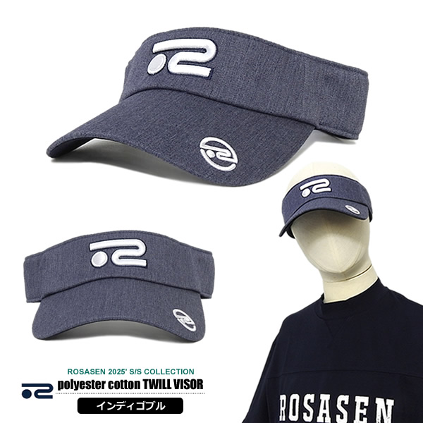 ROSASEN［ロサーセン］ポリエステルコットンツイルバイザー|カジュアル