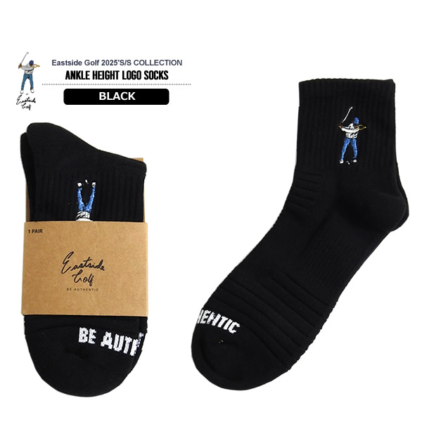 Eastside Golf［イーストサイドゴルフ］ANKLE HEIGHT LOGO SOCKS