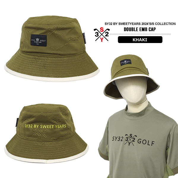 SY32 by SWEET YEARS GOLF バケットハット アウトドア SY32 BY SWEET YEARS GOLF[エスワイサーティトゥバイスウィート