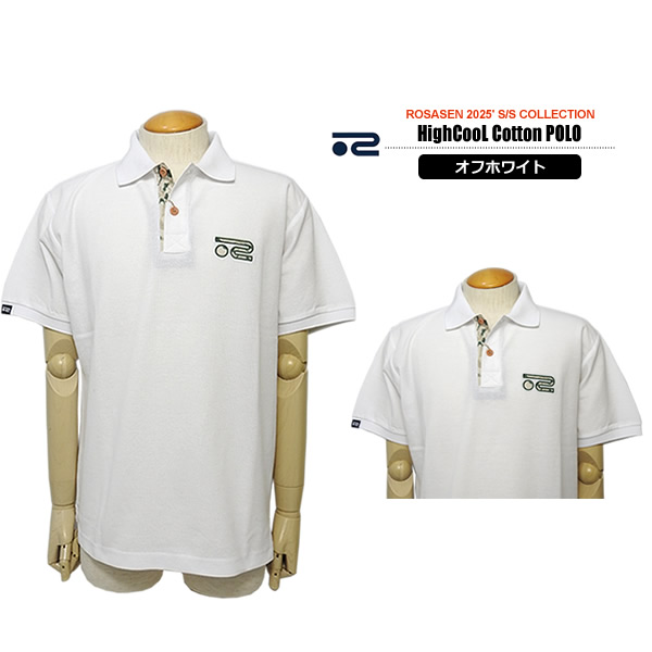 ロサーセン　ポロシャツ　Mサイズ Rosasen ロサーセン ポロシャツ 半袖 メンズ ゴルフウェア