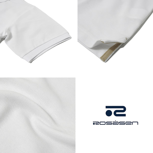 ROSASEN［ロサーセン］冷感コットン半袖ポロシャツ|カジュアル