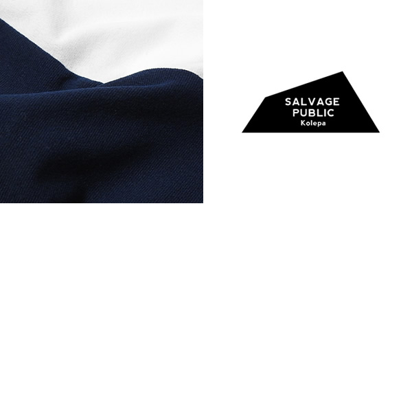 サルベージパブリックコレパ　SURF ボーダーモックネック SVKS5027［サルベージパブリックコレパ］SURF ボーダーモック