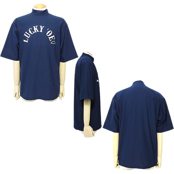 2025年春夏［サルベージパブリックコレパ］モックネック半袖Tシャツ カジュアルゴルフドットコムby PALM SPRINGSにSSALVAGE PUBLIC