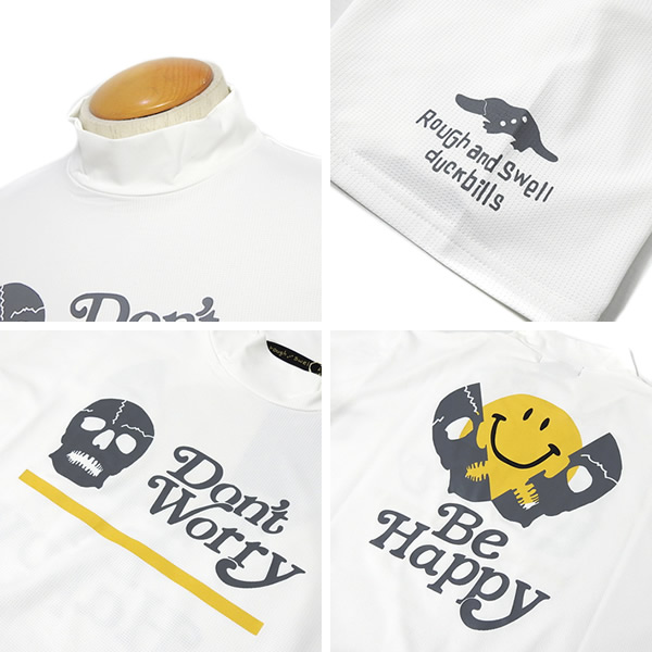 rough&swell［ラフアンドスウェル］BE HAPPY MOCK/ディンプルジャージ