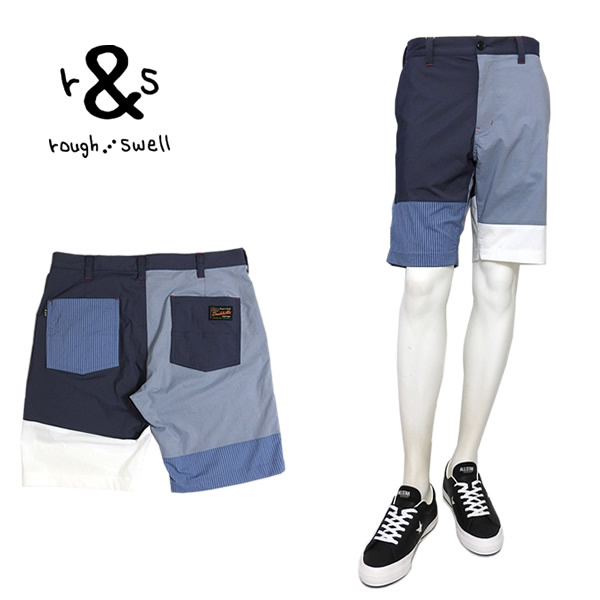 rough&swell ラフアンドスウェル ショートパンツ サイズM ネイビー 30%OFF】rough&swell ラフアンドスウェル MOON SHORTS ショート