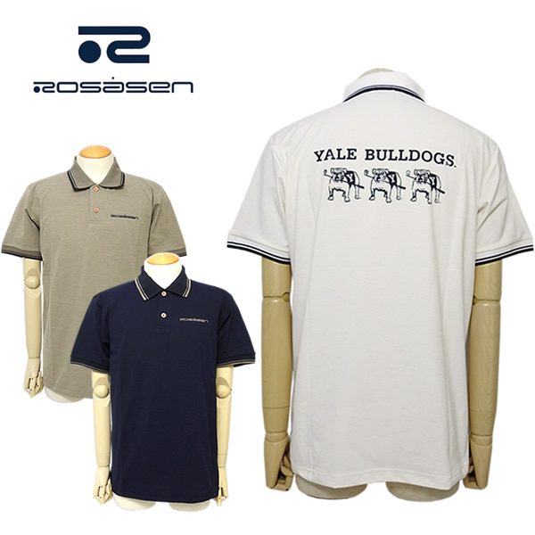 ROSASEN - 2点セット！新品■25,300円【ロサーセン】S(38) ポロシャツ、スカート 楽天市場】Rosasen ロサーセン ポロシャツ 半袖 メンズ ゴルフ