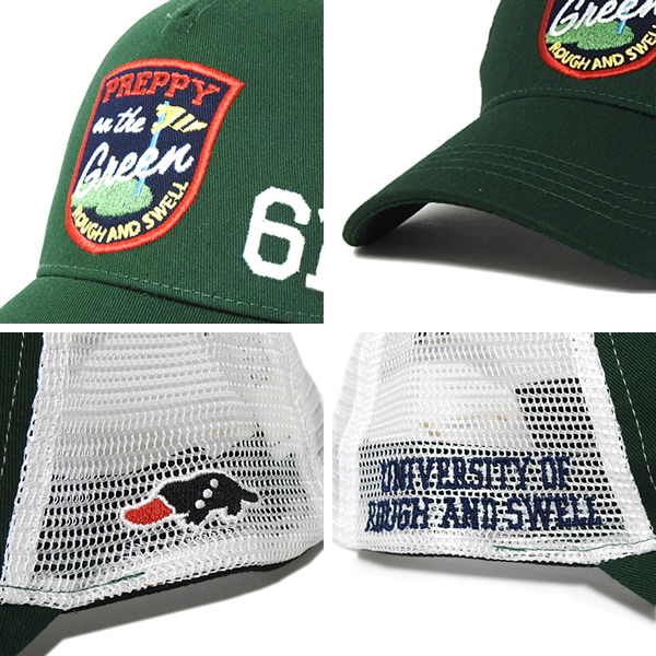 ラフアンドスウェル rough&swell メッシュキャップ3点 rough&swell［ラフアンドスウェル］PREPPY MESH CAP/メッシュ