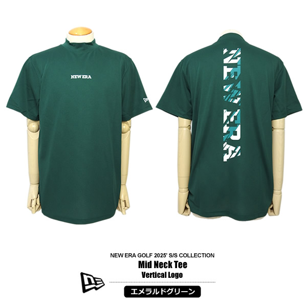 NEW ERA GOLF［ニューエラゴルフ］Mid Neck Tee Vertical Logo