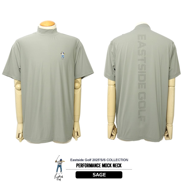 Eastside Golfメンズゴルフウェアトップス Eastside Golf［イーストサイドゴルフ］PERFORMANCE MOCK NECK