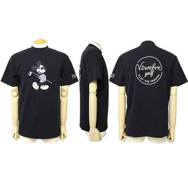 V12 ヴィトゥエルブ ディズニーコラボ ミッキー モックネック Tシャツ V12 - 【25SS】【レディース】 SM MOCK / ミッキーマウス モック