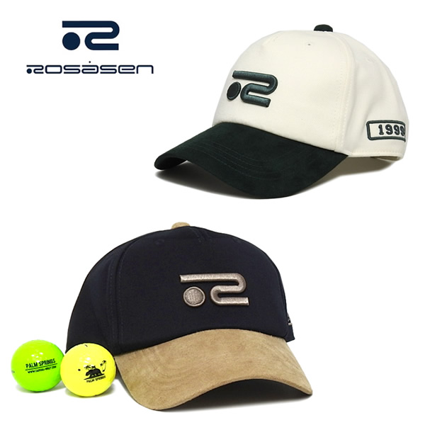 ROSASEN［ロサーセン］ツイル×フェイクスウェードB.Bキャップ