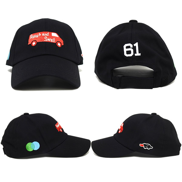rough&swell［ラフアンドスウェル］RED BUS TOUR CAP/BBキャップ