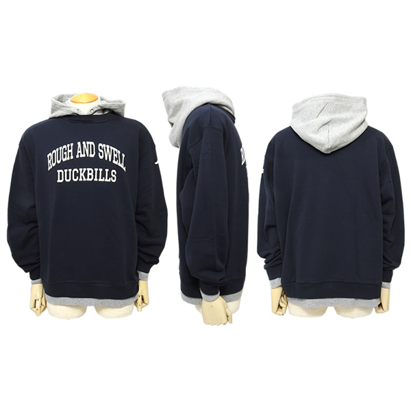 未使用 rough&swell ラフアンドスウェル　パーカー rough&swell［ラフアンドスウェル］CYCLONE HOODIE/裏起毛プル