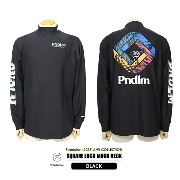 PENDULUM［ペンデュラム］SQUARE LOGO MOCK NECK/長袖モックネック