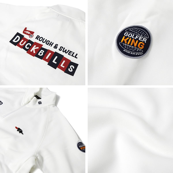 rough&swell［ラフアンドスウェル］HANG OUT ZIP HOT NECK/ハーフ