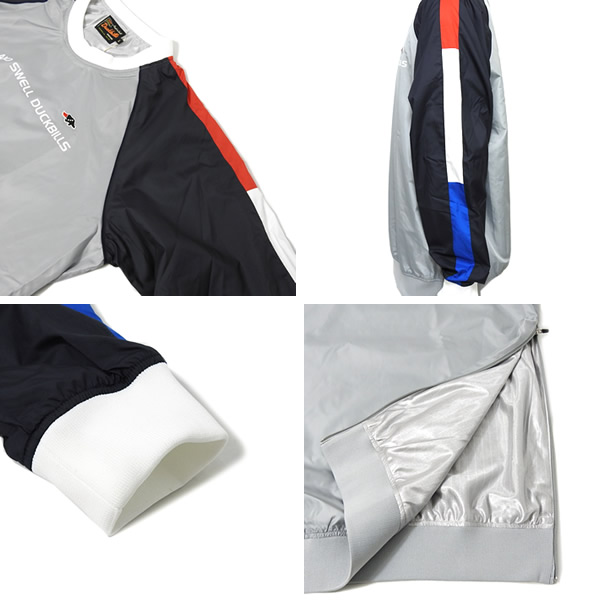 ★rough & swell　 ワッペン プルオーバー スニード サイズL rough&swell ラフアンドスウェル LYON SNEAD スニード グレー RSM