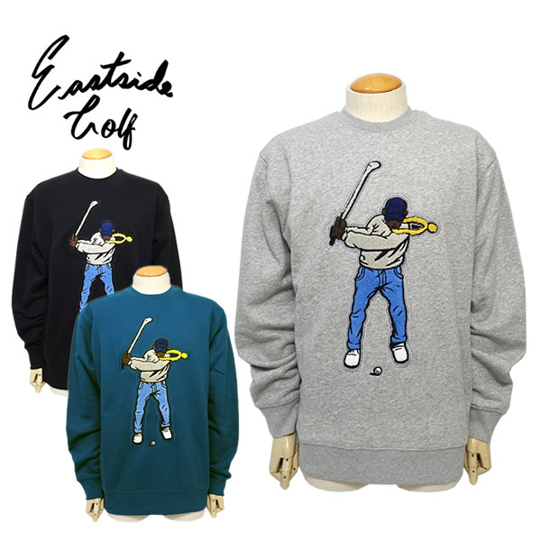 【美品】Eastside Golf イーストサイドゴルフ スウェットM Eastside Golf［イーストサイドゴルフ］CORE FLEECE SWINGMAN CREW