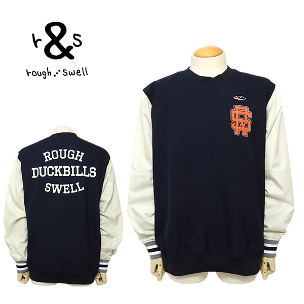 rough&swell［ラフアンドスウェル］VARSITY SNEAD/異素材