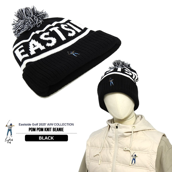 Eastside Golf［イーストサイドゴルフ］POM POM KNIT BEANIE/ポンポン