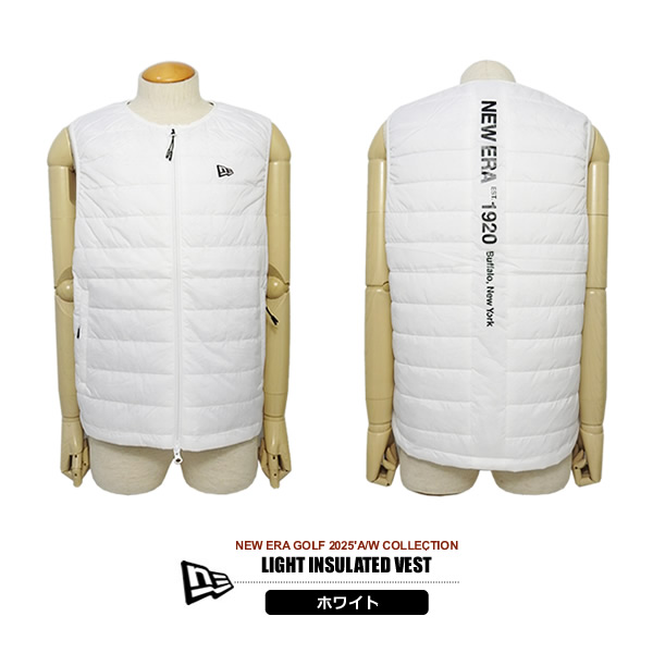 NEW ERA GOLF［ニューエラゴルフ］LIGHT INSULATED VEST/ノーカラー