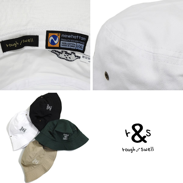 ラフアンドスウェル バケットハット MANHATTAN HAT ユニセックス新品 rough&swell［ラフアンドスウェル］MANHATTAN HAT/バケットハット