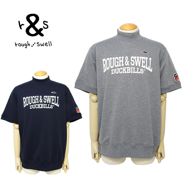 rough&swell［ラフアンドスウェル］CUDA SWEAT MOCK/半袖スウェット
