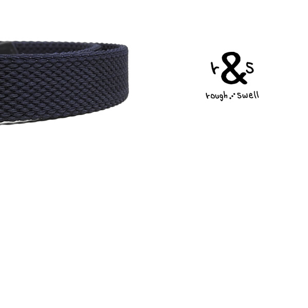rough&swell［ラフアンドスウェル］TRICOLOR MESH BELT/リバーシブル式