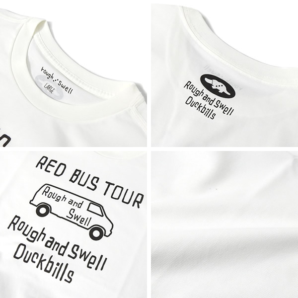 rough&swell［ラフアンドスウェル］RED BUS TEE/半袖Tシャツ