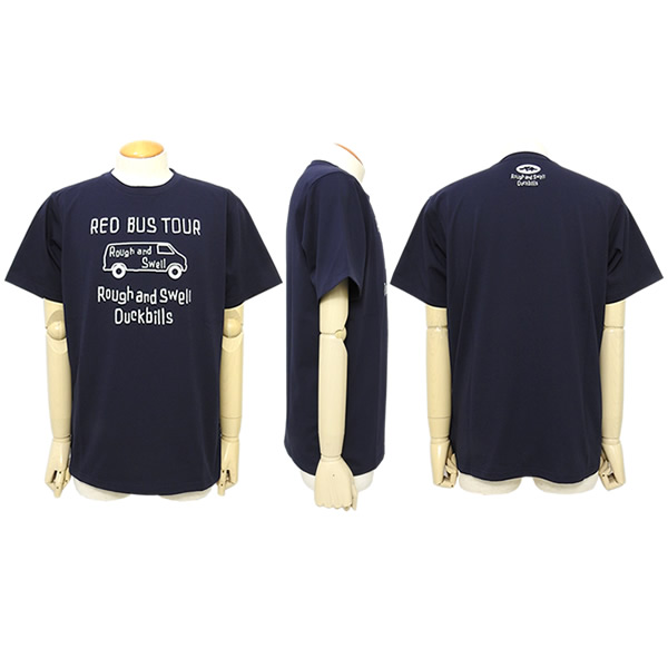 rough&swell［ラフアンドスウェル］RED BUS TEE/半袖Tシャツ