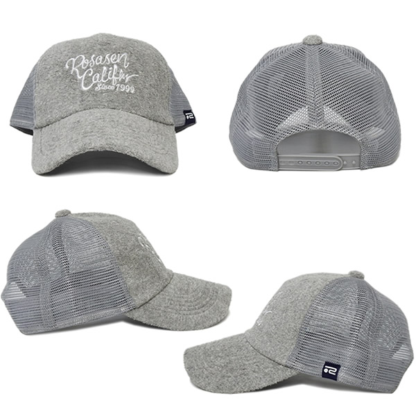 メッシュのロサーセンのキャップ ROSASEN［ロサーセン］Pile mesh CAP パイルメッシュキャップ