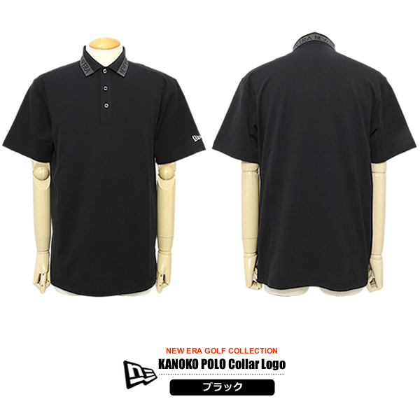 NEW ERA GOLF［ニューエラゴルフ］KANOKO POLO Collar Logo/鹿の子