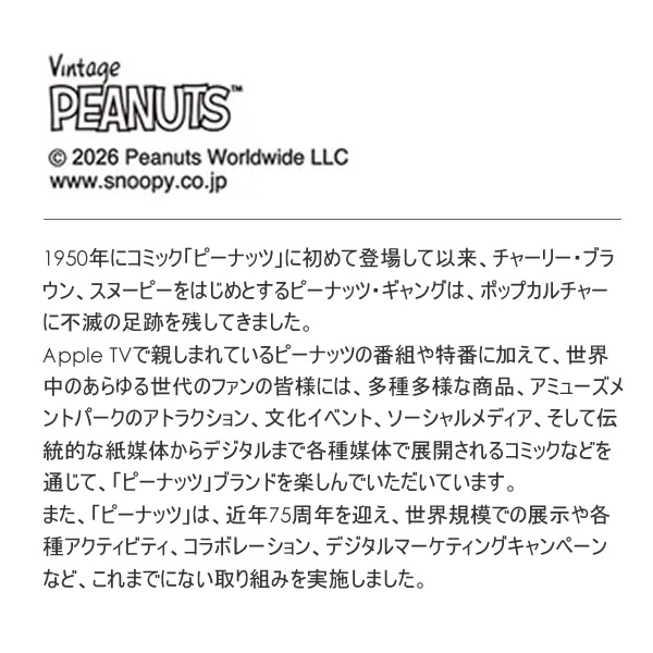 NEW ERA GOLF［ニューエラゴルフ］Mid Neck S/S T Vintage PEANUTS